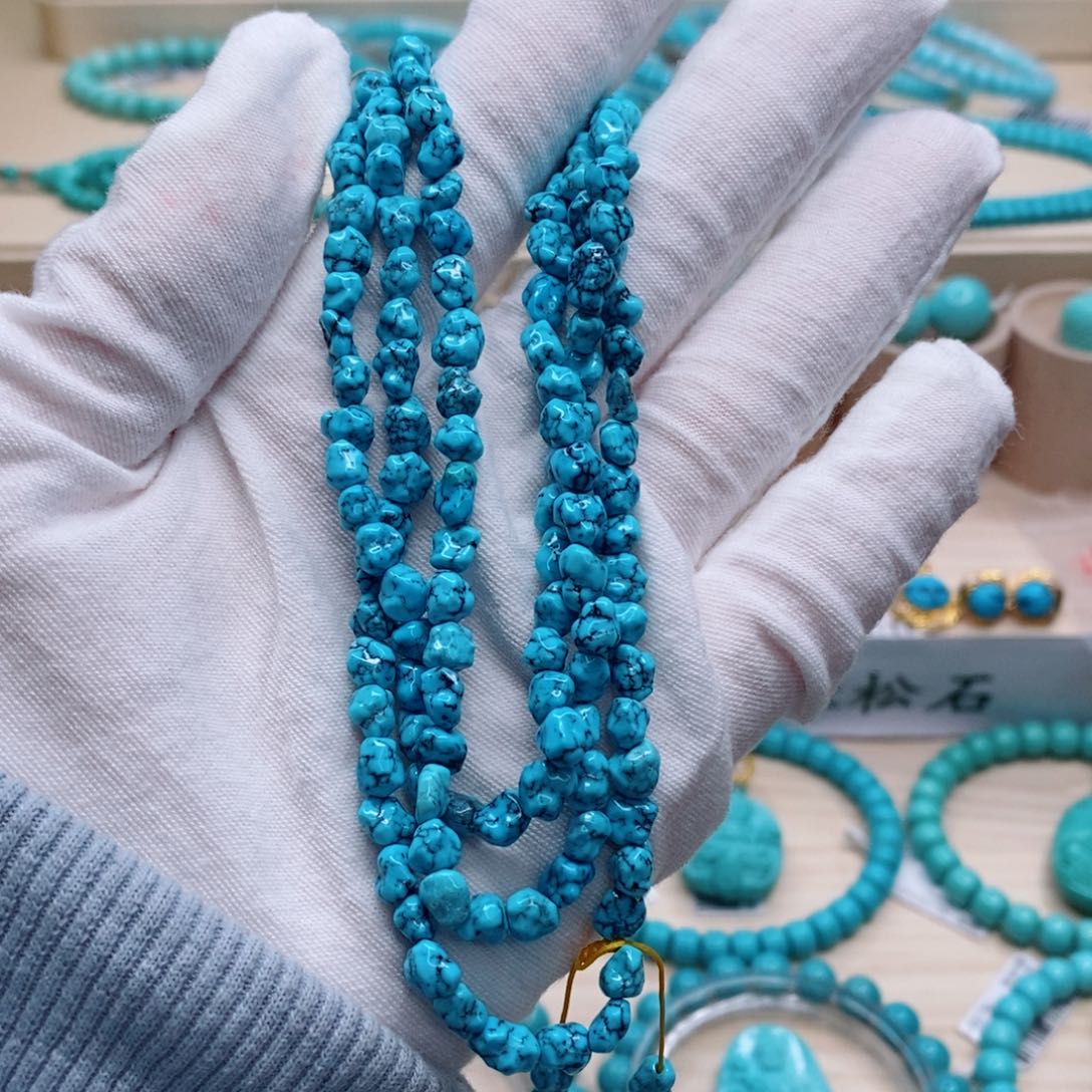 绿松石珠宝奇石未镶嵌