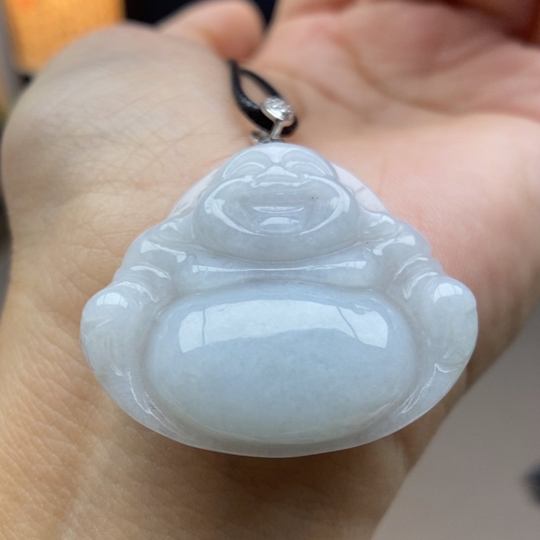 翡翠银S925镶嵌颈饰吊坠