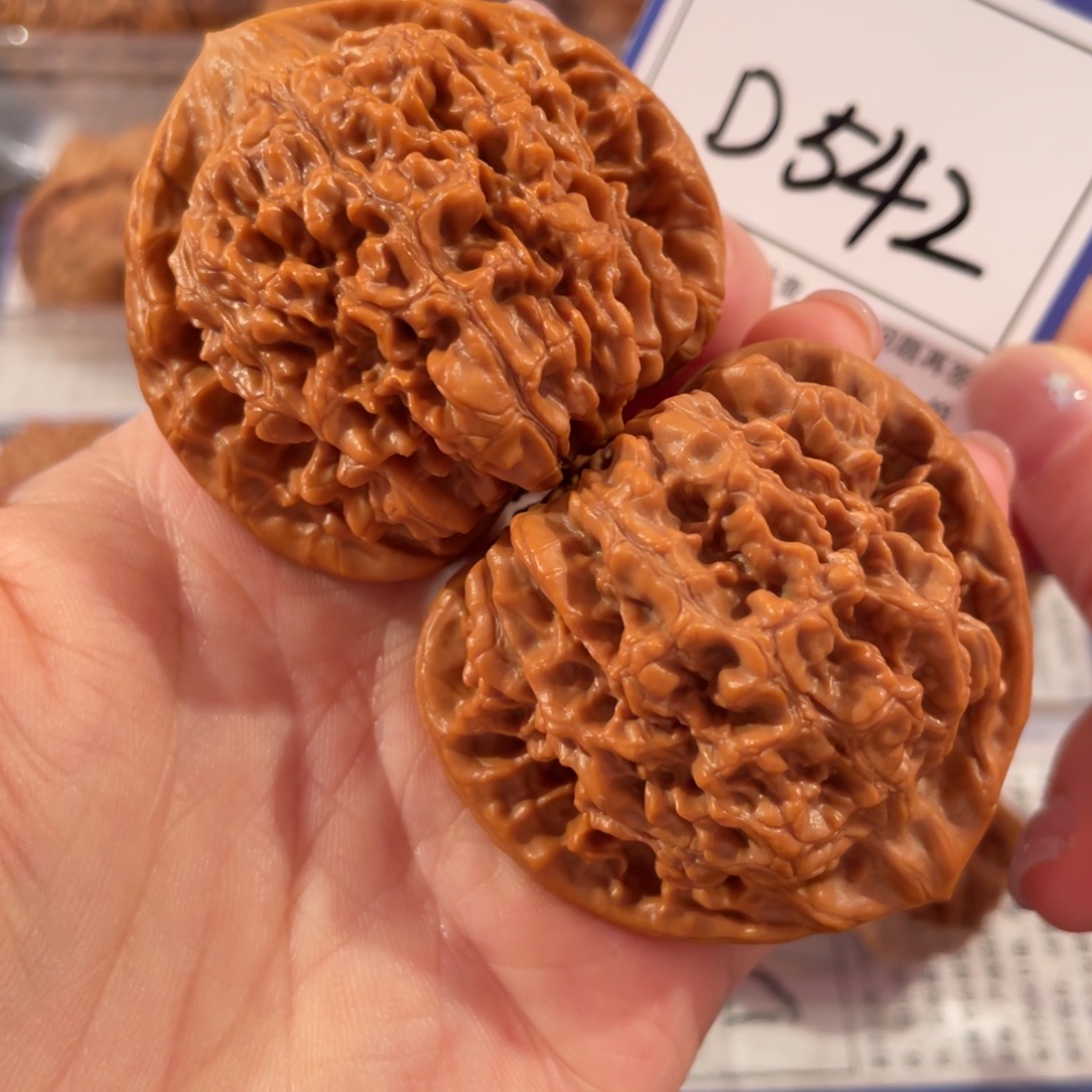 文玩核桃把件D542官帽47