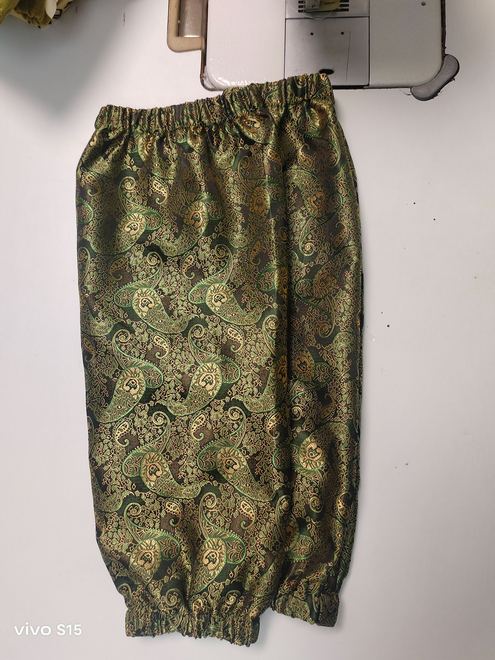 打版师自制成人提花国风防污袖套