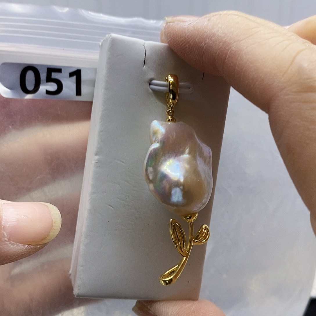 颈饰合金淡水珍珠