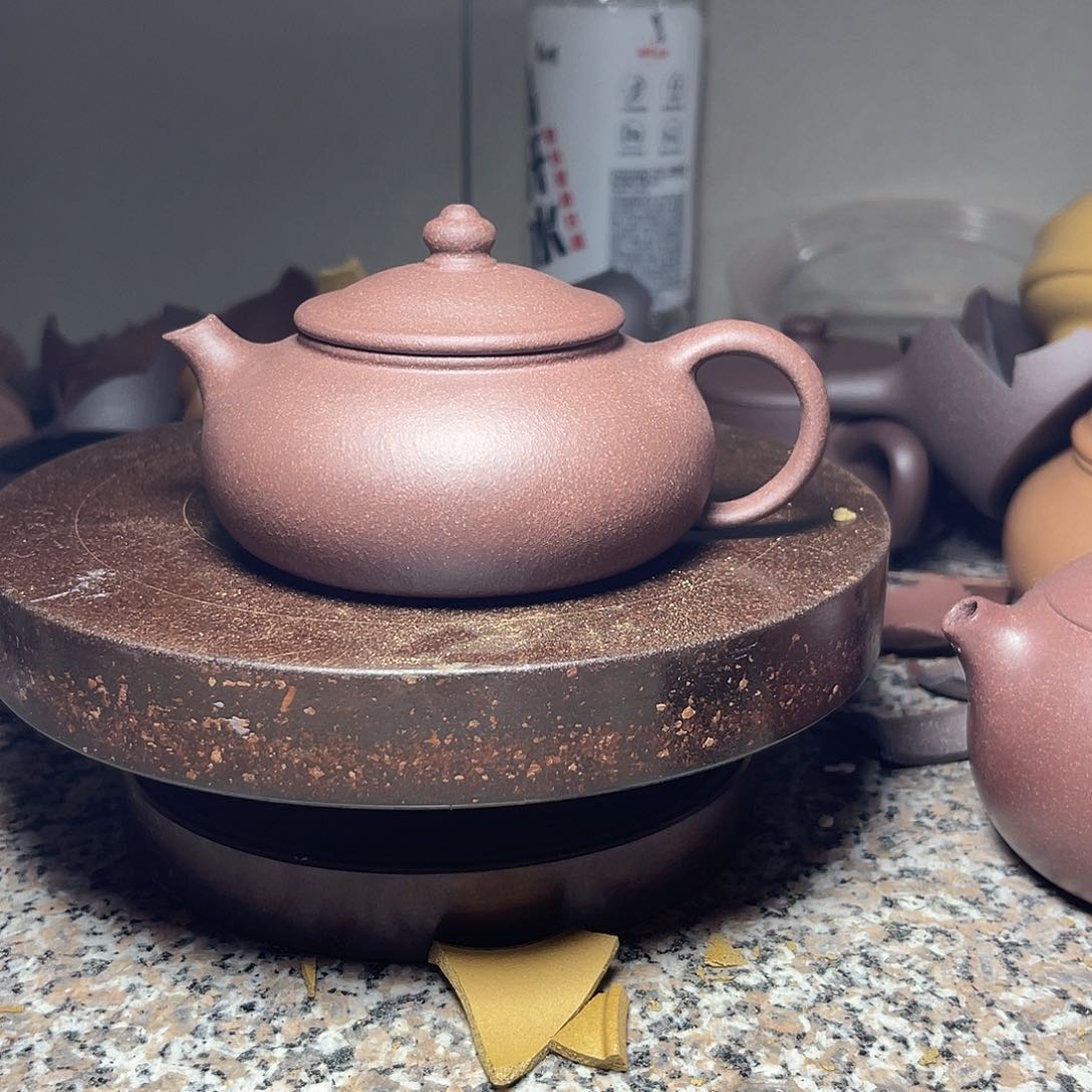 茶壶紫砂完美李丹底槽清寒江