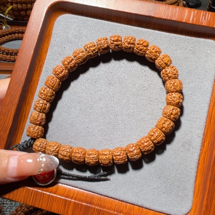 手串金刚菩提游**鱼好精品盘龙单圈