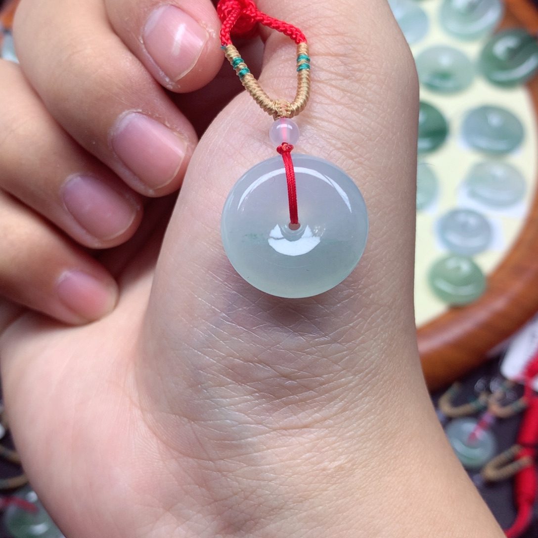 翡翠未镶嵌颈饰吊坠20.5/6.5mm