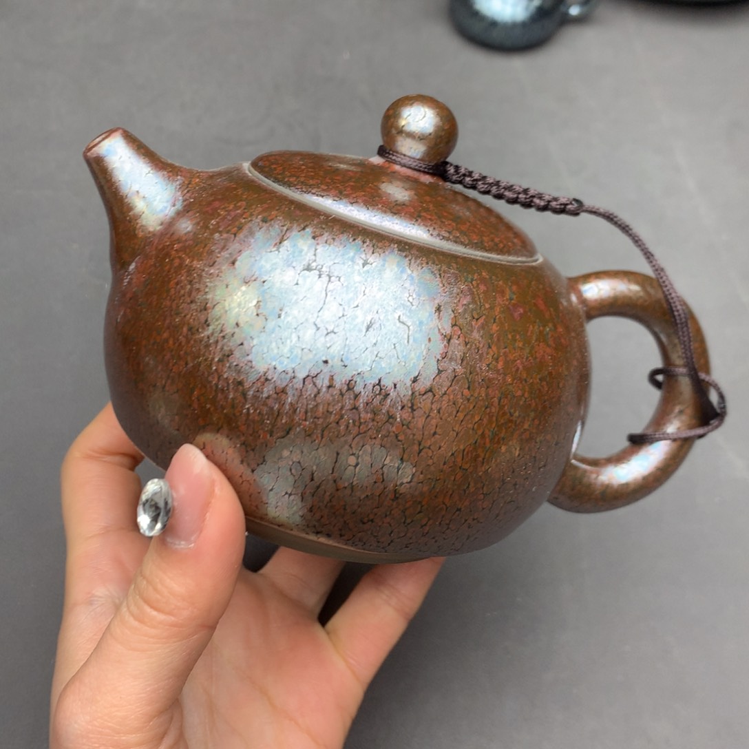 茶盏建盏建阳铁胎壶