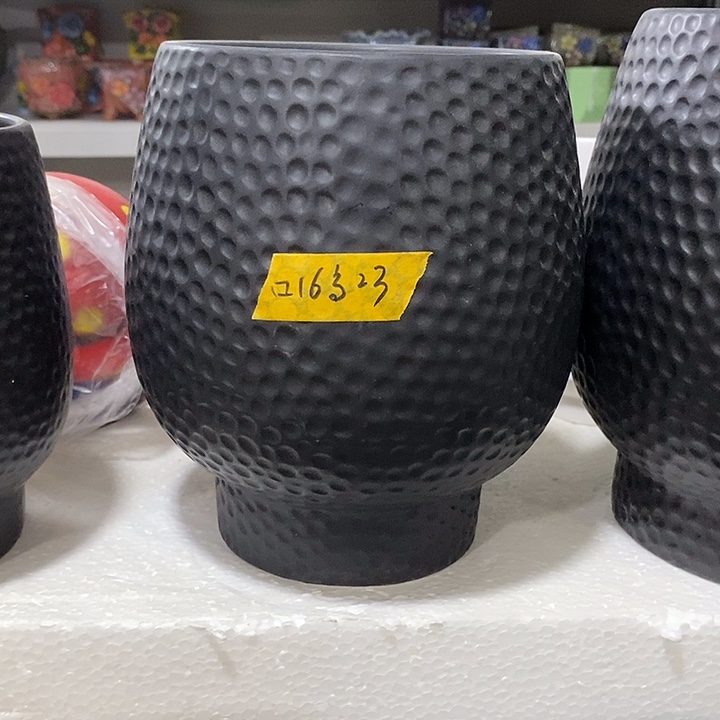 摆件陶盆有孔 微瑕介意勿拍