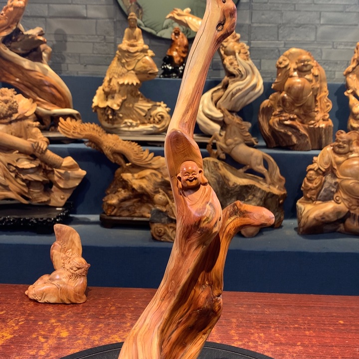 柏木（崖柏）根雕摆件
