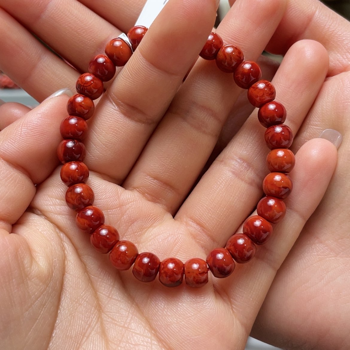 【闪购商品】南红玛瑙手串未镶嵌哈***米