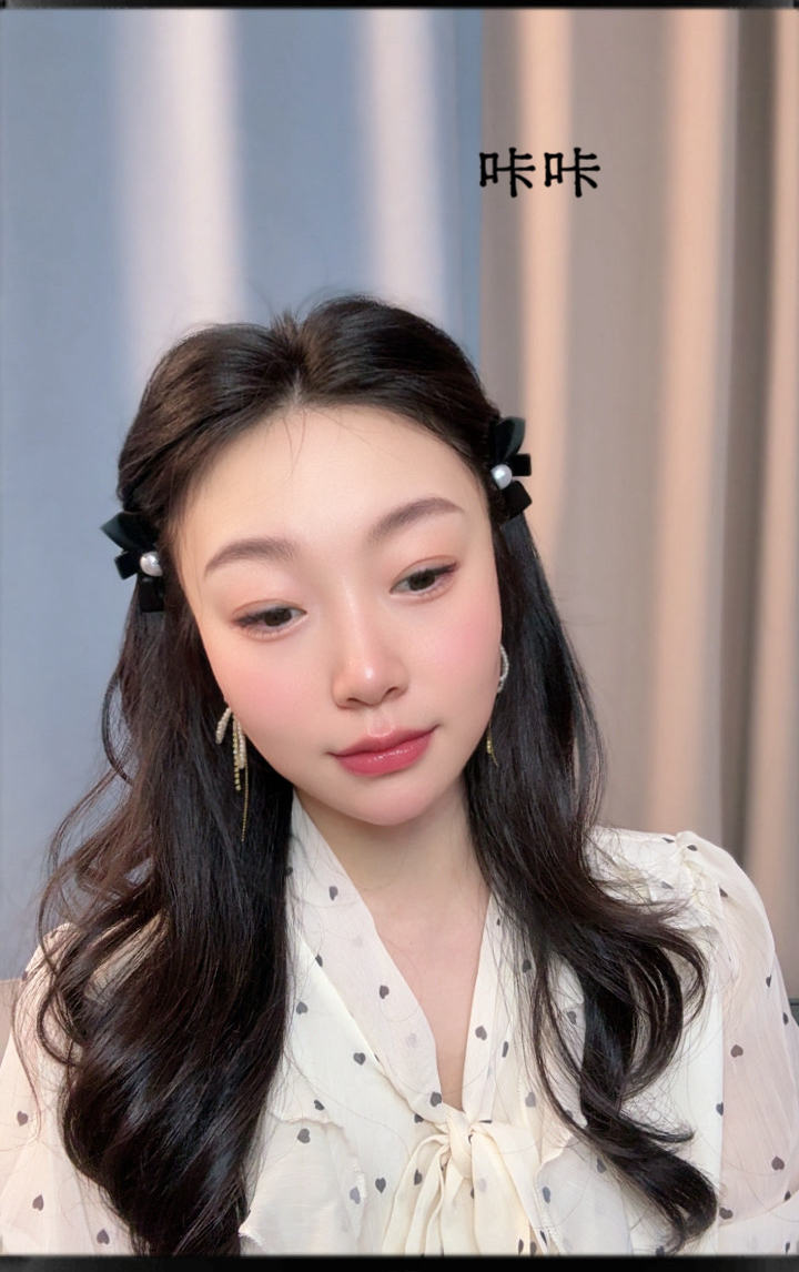 黑色精灵耳结小号抓夹女公主头侧边边夹发饰耳后发夹头饰发卡