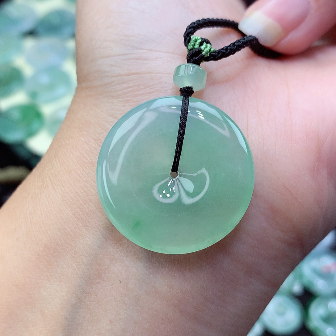 翡翠颈饰未镶嵌15尺寸28-5.4