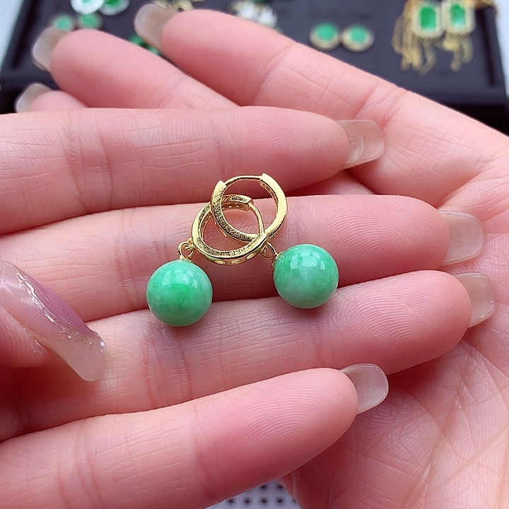 翡翠颈饰银S925镶嵌翡翠