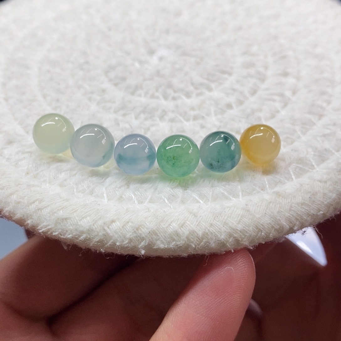 散珠翡翠一手冰飘花配色