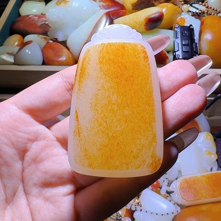 和田玉挂件未镶嵌M*赵