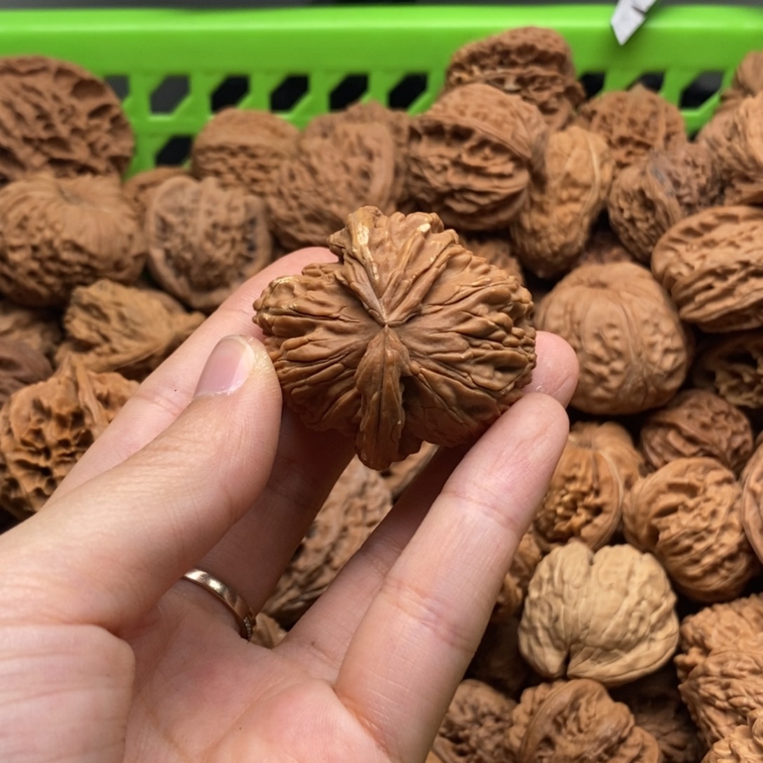 鲁***吃把件文玩核桃定制商品不退不换