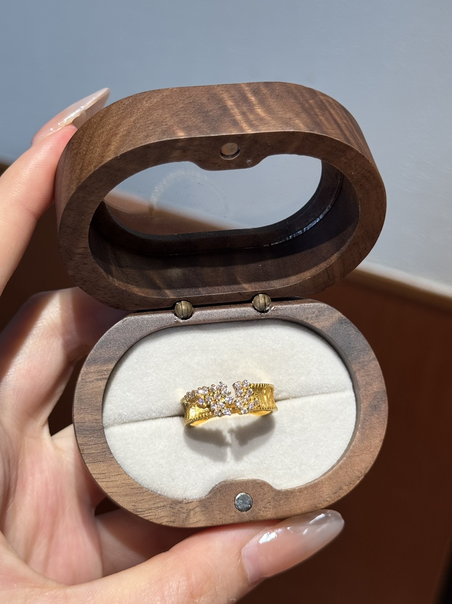 足金999 镶嵌繁星戒指