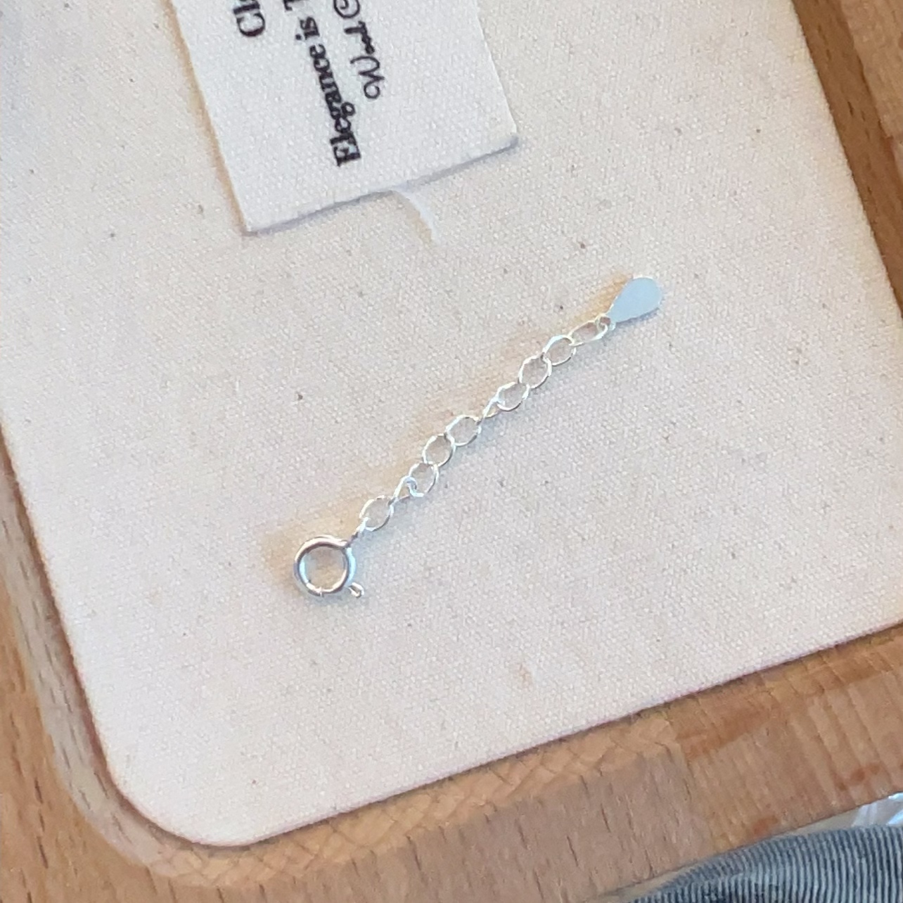 足银银制品 足银延长链项链可调节