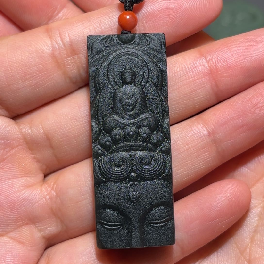 和田玉未镶嵌颈饰P****噗