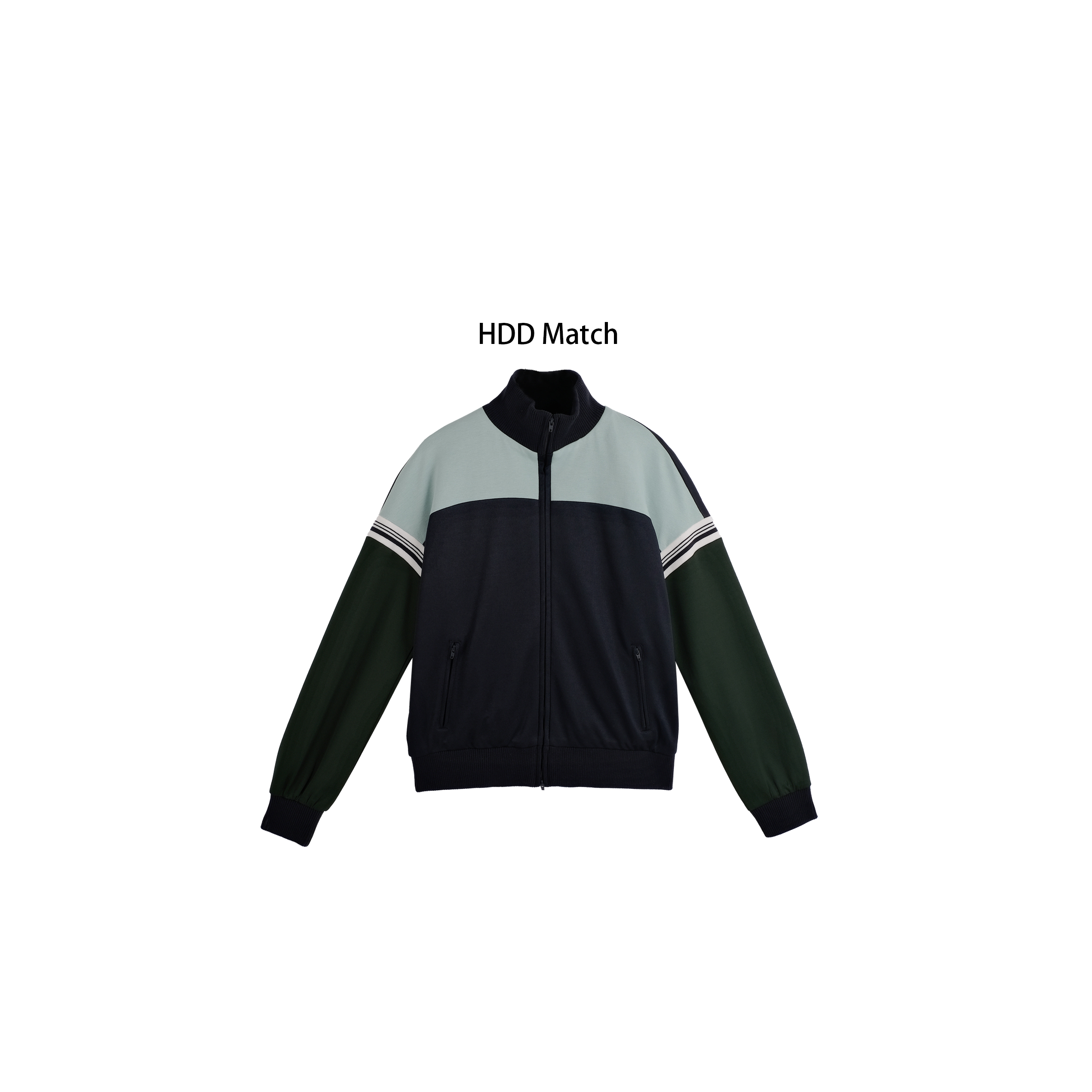 HDD Clothing "错位空间"春季拼色女款定制设计小众外套 Y7190