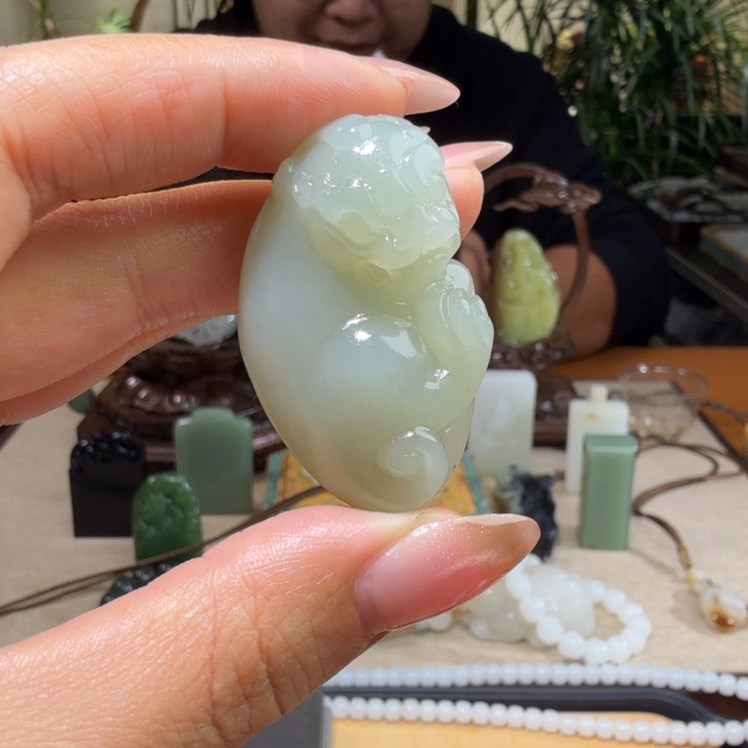 和田玉挂件未镶嵌^****吉