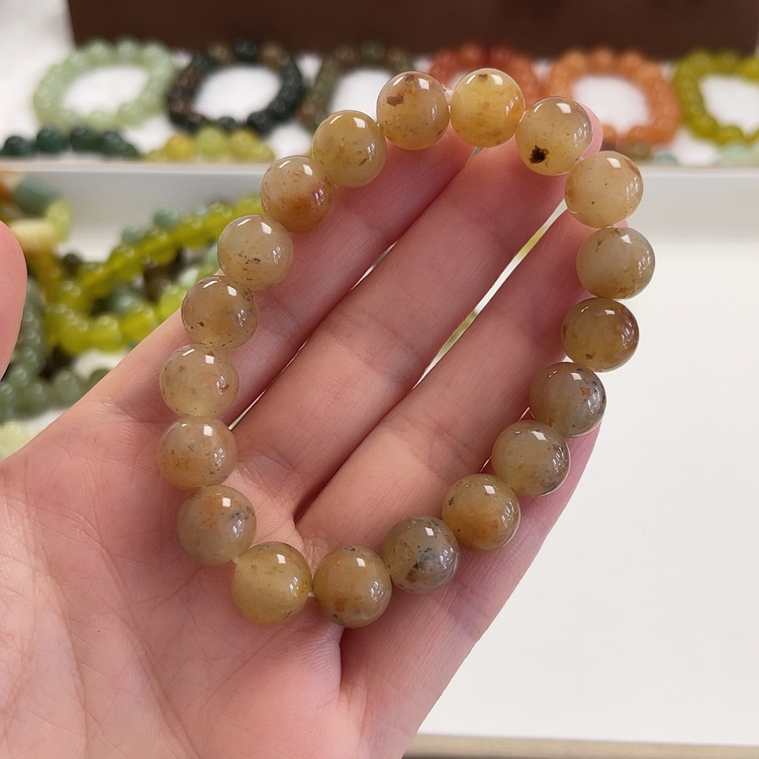 蛇纹石玉未镶嵌手串