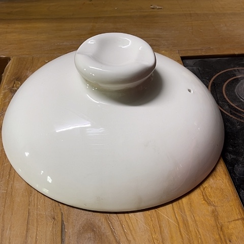 微瑕，不能明火，口径25白盖