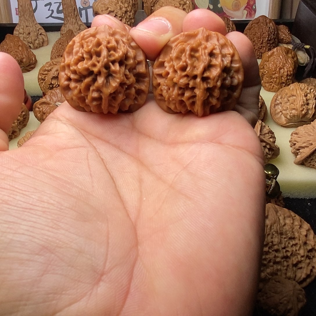 文玩核桃把件秦闷35全品