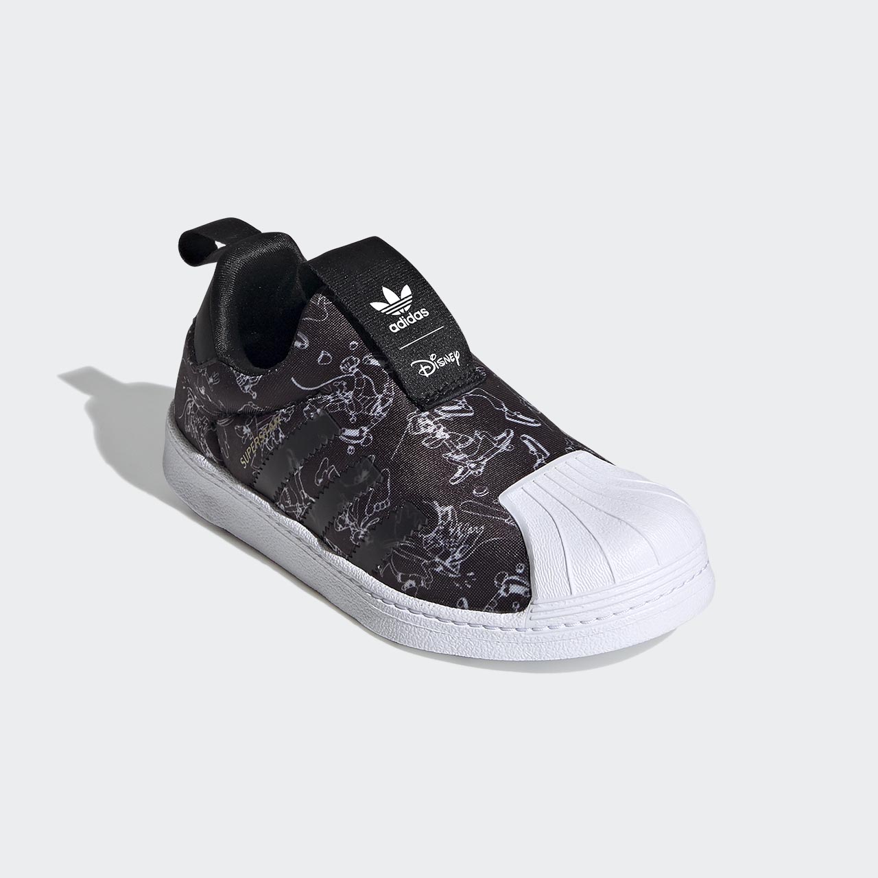 Adidas/阿迪达斯三叶草男童女童童鞋一脚蹬贝壳头软贝鞋FW8040