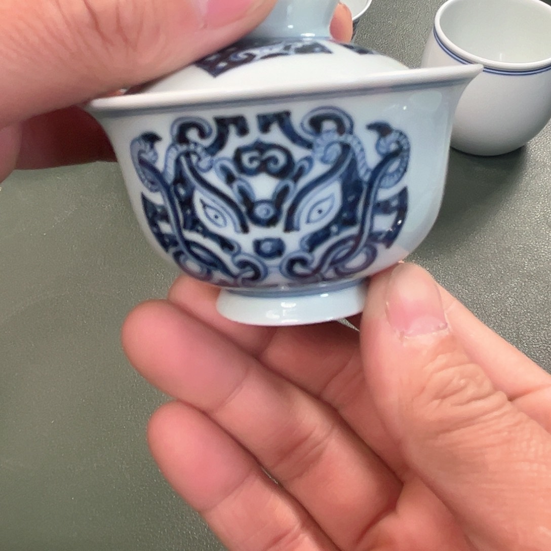 杯青花瓷器青花瓷器