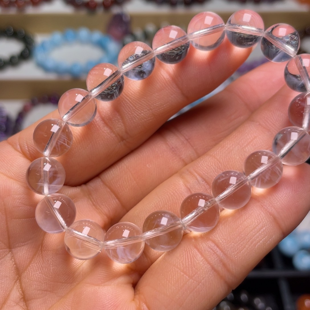 水晶手链未镶嵌蓝针