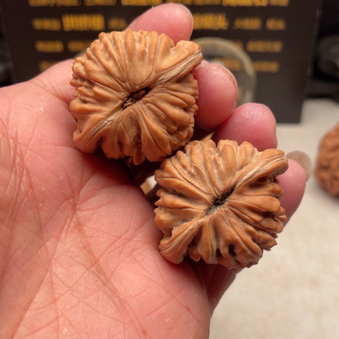 文玩核桃把件39尺全品篓子