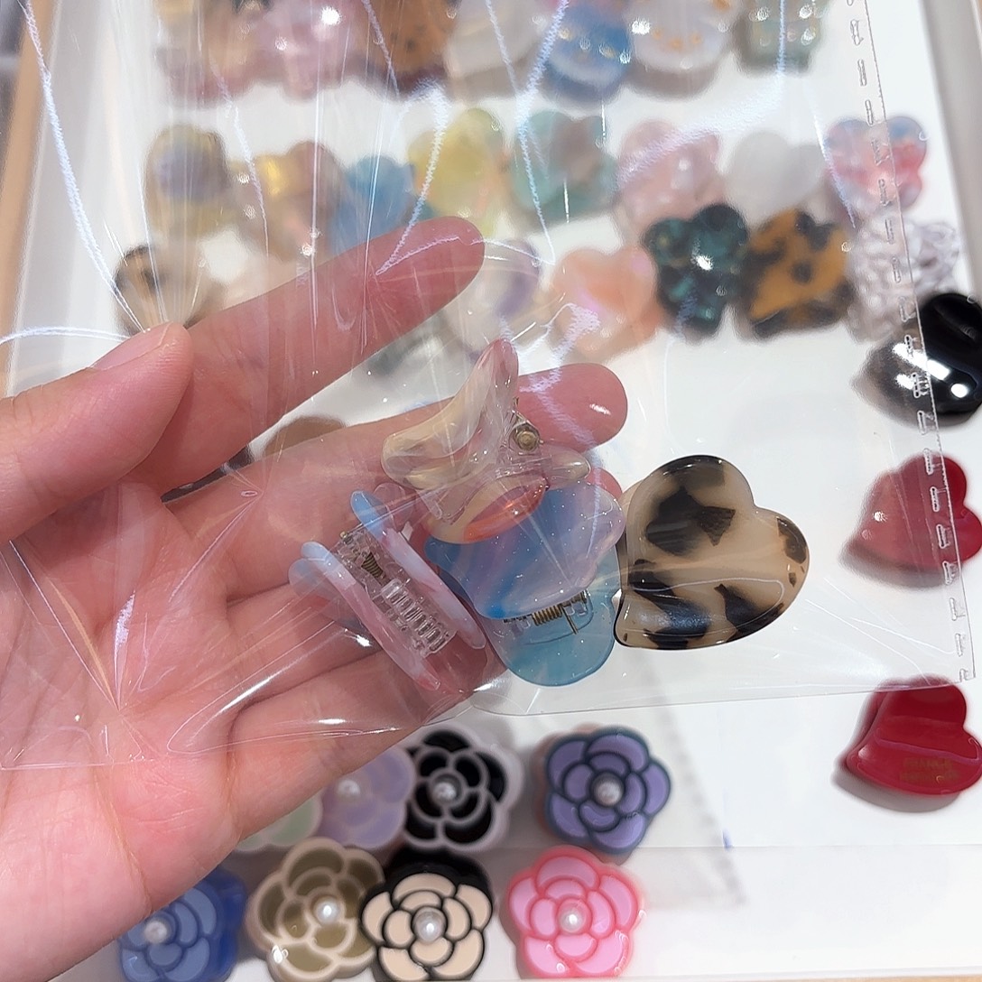 铁合金布艺刘海抓2对