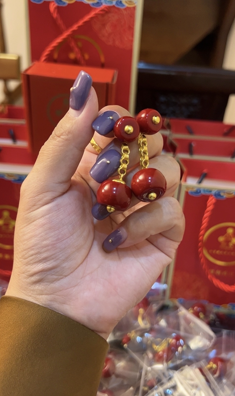 铜合金亚克力耳饰 （松赞饰品店）爆款轻度仙女气质款，涨粉价！