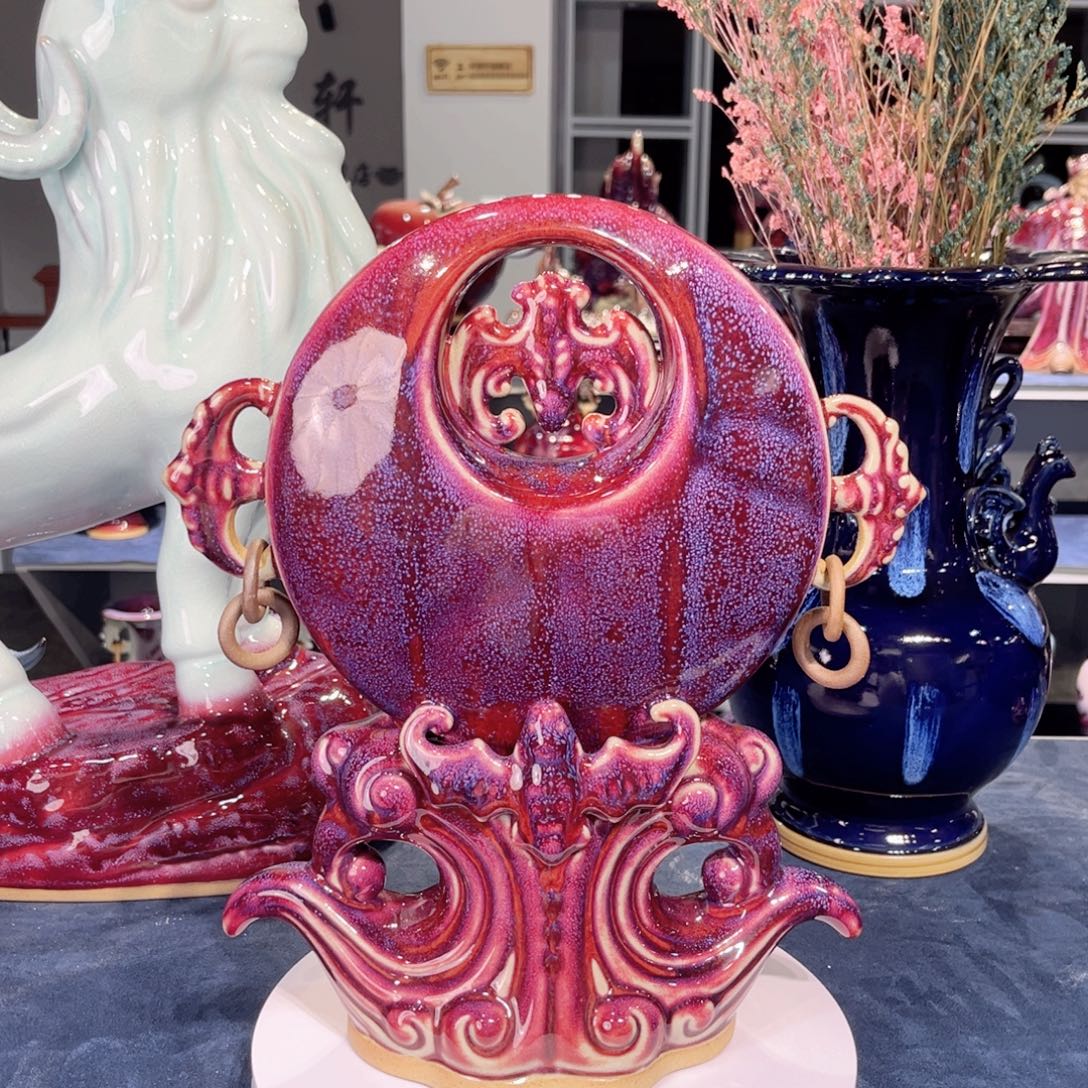 摆件五福临门35-30cm摆件礼盒装