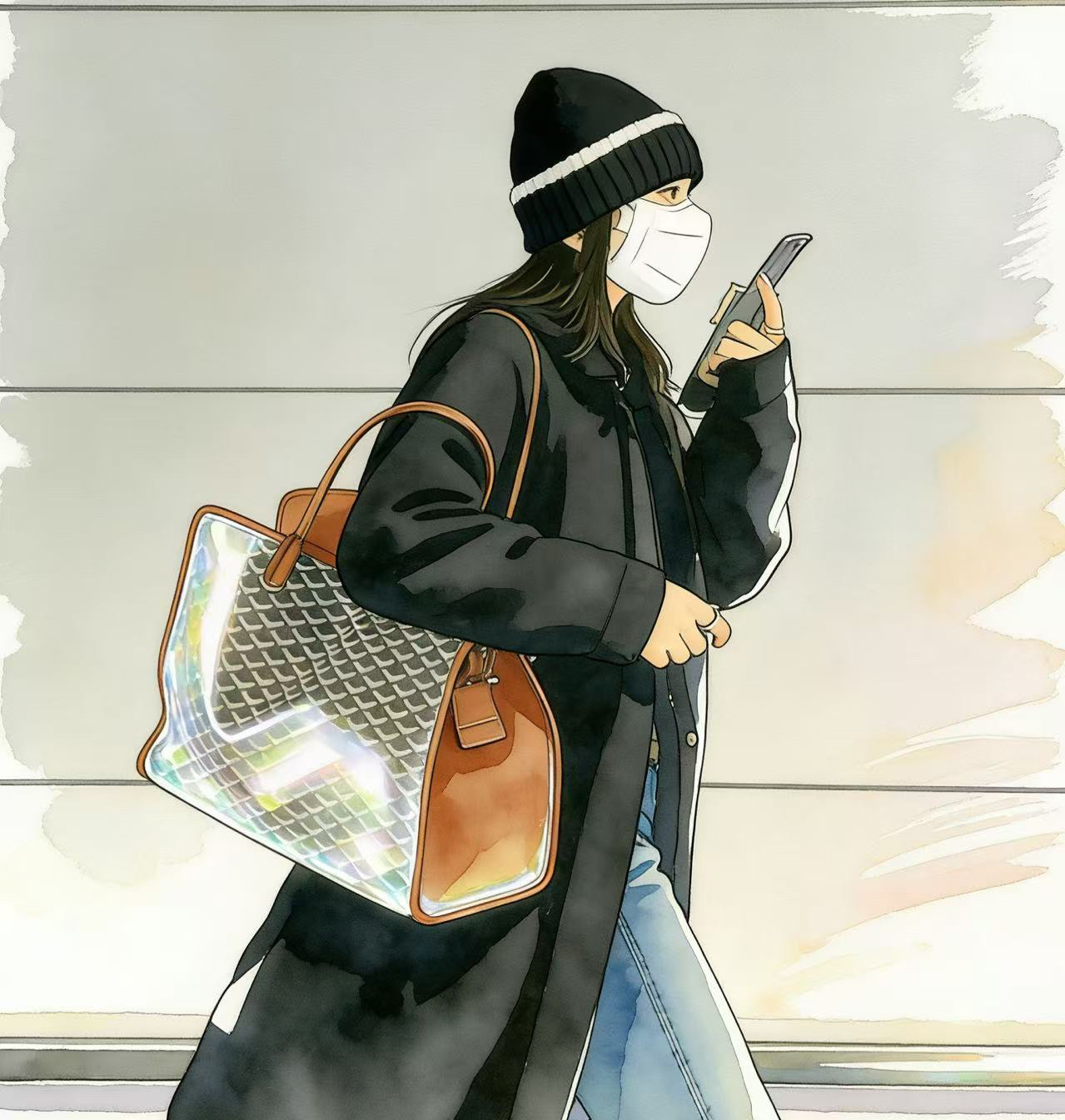 《高级hardy》hardy女士单肩托特包电脑公文包高品