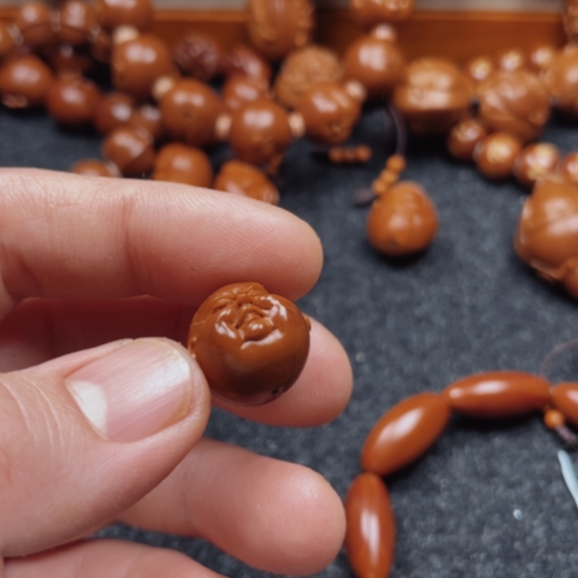 【闪购商品】橄榄核手串/手链如*观橄榄核雕单颗