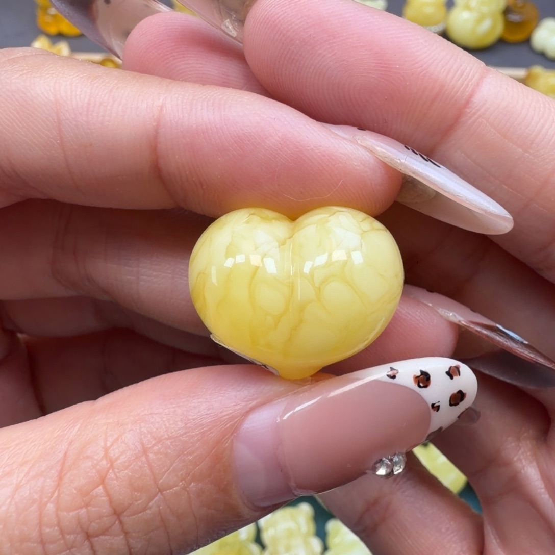 淡水珍珠未镶嵌戒指蜜蜡