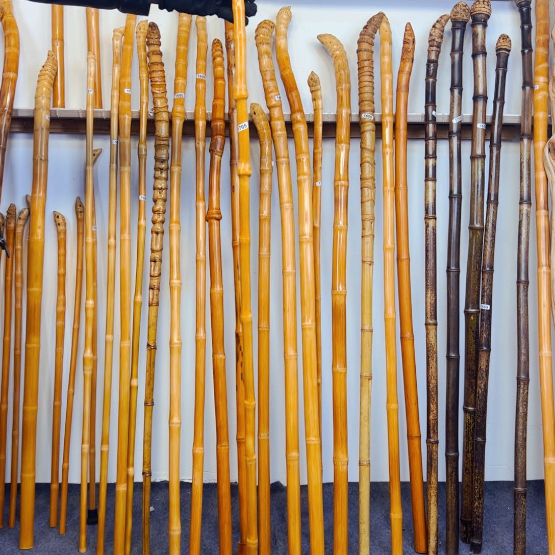 1705玉竹杖登山杖手持拐棍