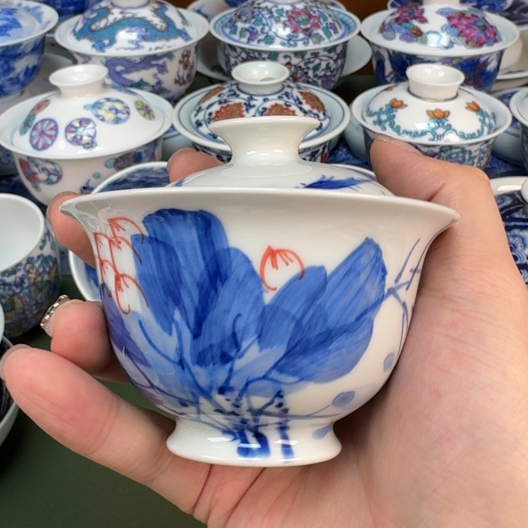 杯景德镇手工手绘茶具399