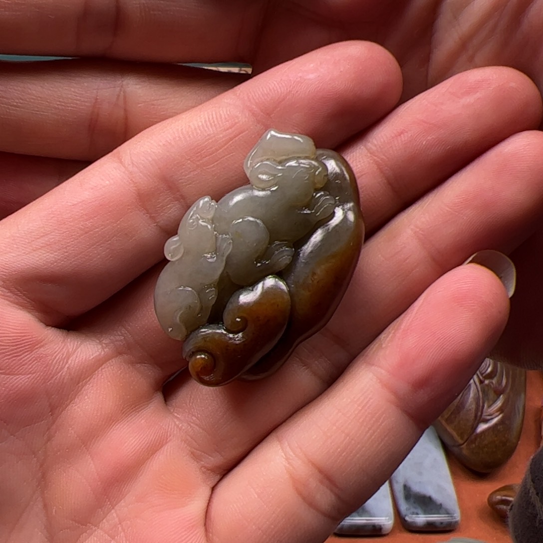 和田玉把件未镶嵌