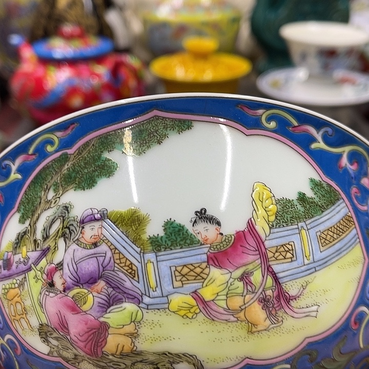 箫***情瓷器摆件工艺品有