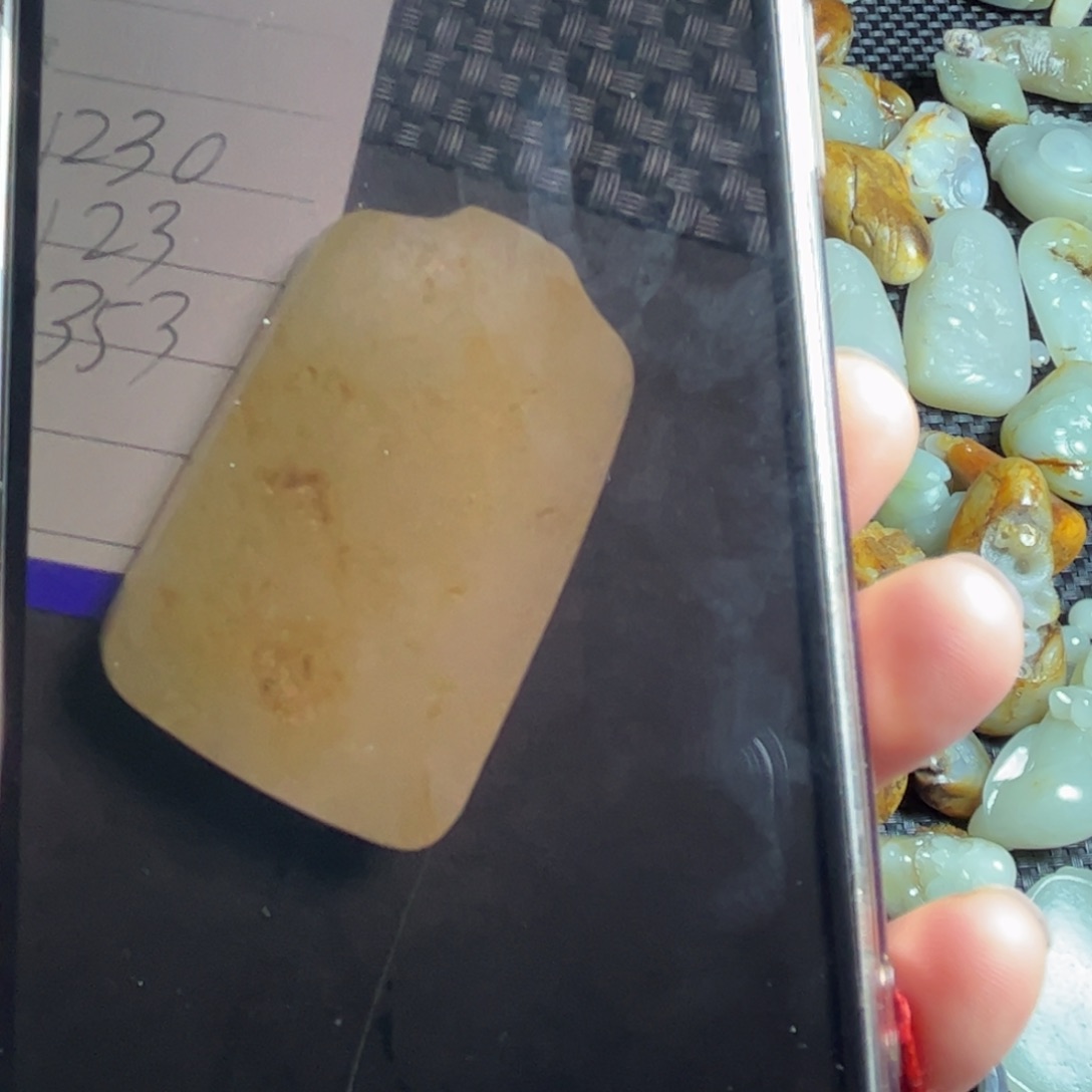辛***巴和田玉未镶嵌颈饰