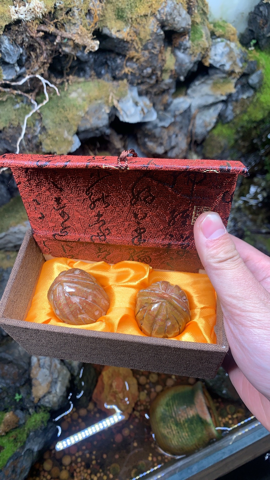 泗滨砭石盘玩小核桃