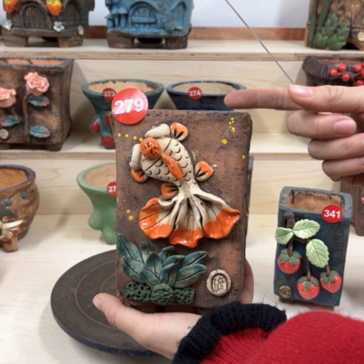 【闪购商品】紫砂花盆279号内口8.5外高16