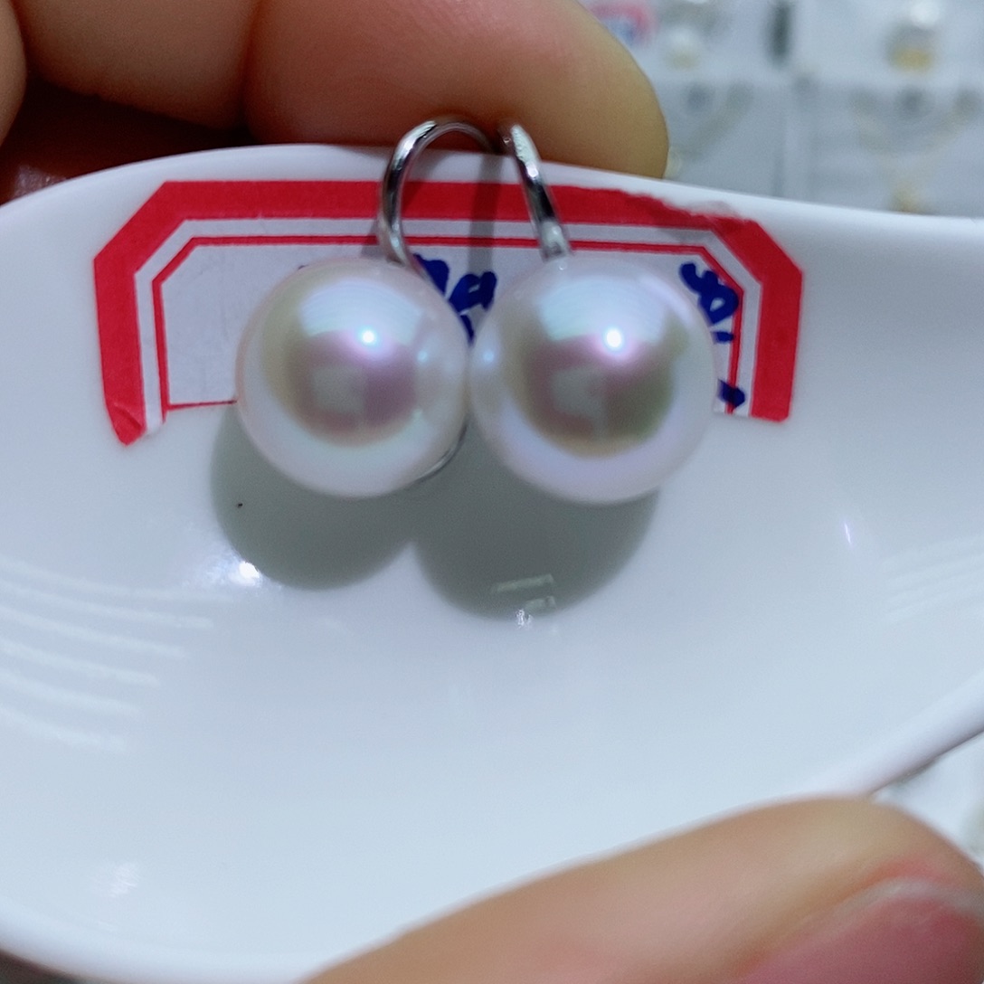 淡水珍珠银S925镶嵌吊坠(赠链)