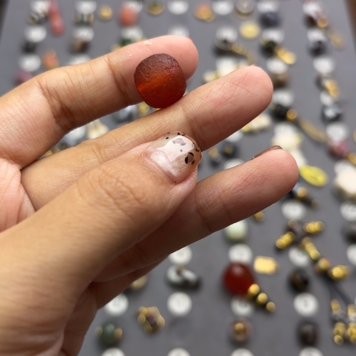 玛瑙/玉髓未镶嵌文玩配饰12+mm