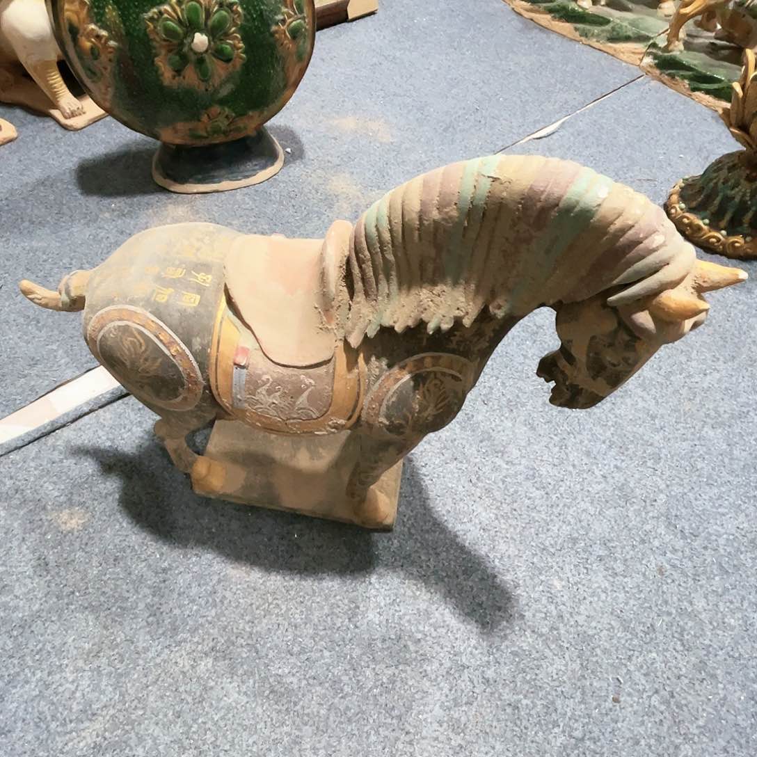 瓦当摆件长**鬼瓦当摆件