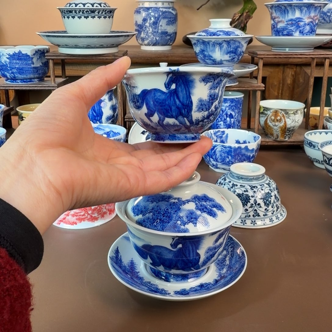 景德镇陶瓷手工手绘