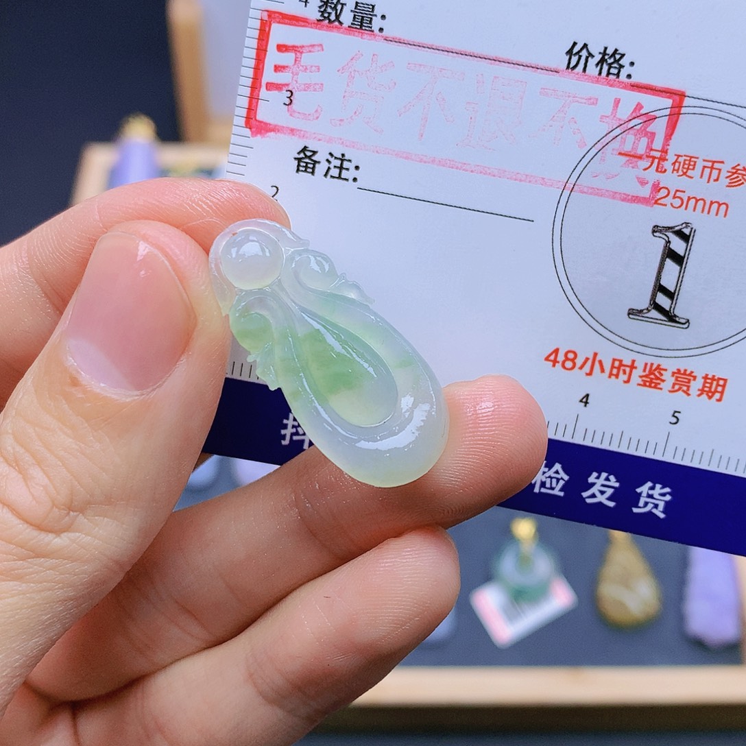 翡翠未镶嵌颈饰翡翠