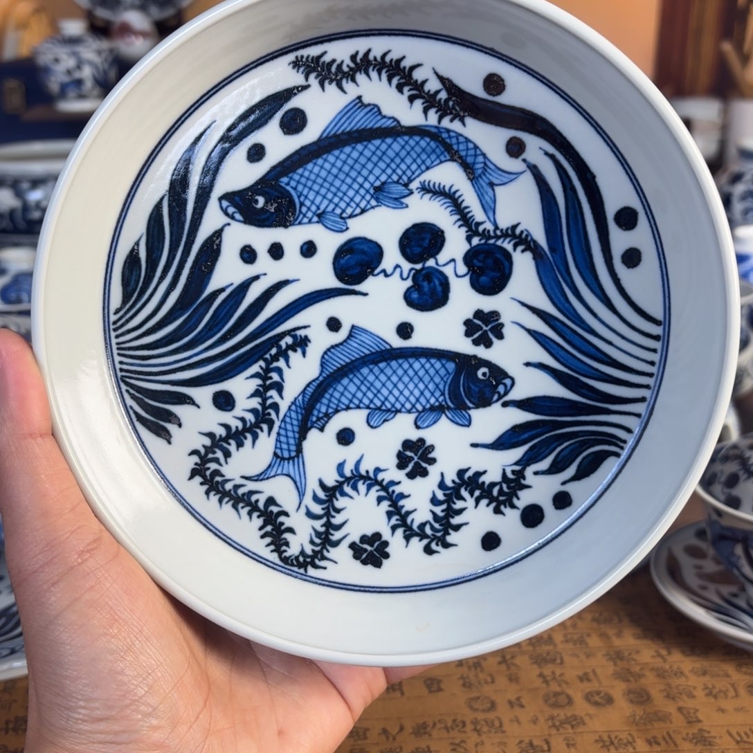 景德镇手工手绘茶具微瑕