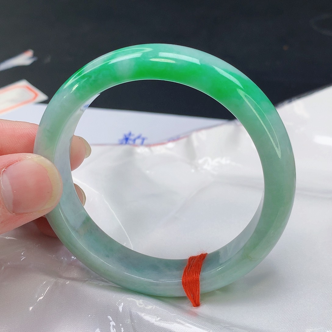 翡翠手镯未镶嵌422缅甸天然翡翠A货